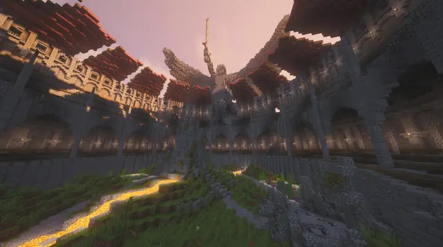 L'arena dei boss nell'Overworld